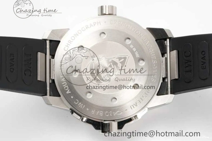 MIROTIME 0403 Aquatimer SS IW3290 RSF 1:1 Best Edition Blue Dial on Black Rubber Strap A Fashionable 7074